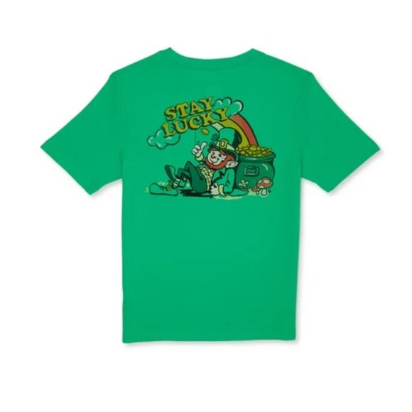 "Stay Lucky" Boys Saint Patrick's Day Shirt - Picture 2 of 10